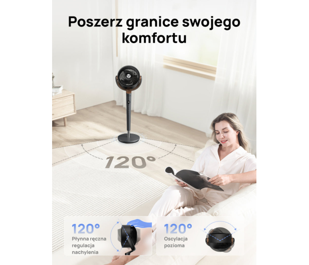 DREO Wentylator Dreo TurboPoly™ Fan 512 - 1549955 - zdjęcie 7
